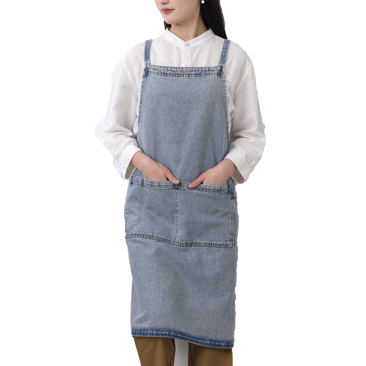 Home Barber - Denim Apron Cotton Korean Canvas Antifouling
