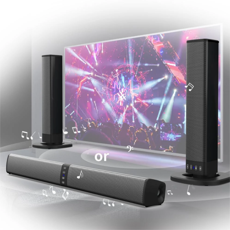 Home Bar And Theater - Powerful Soundbar Sound Radio Blaster Bar