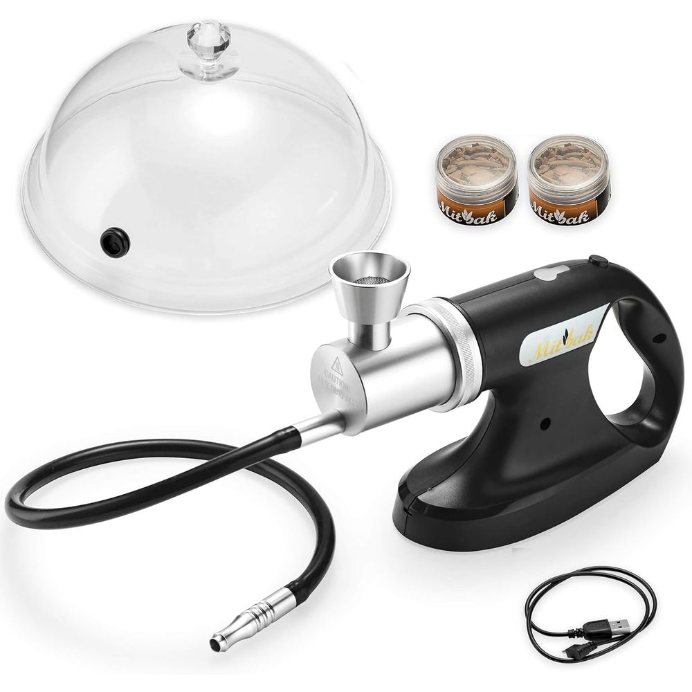 Portable Smoking Kit with Dome - Smoking Gun Kit avaliação e preço