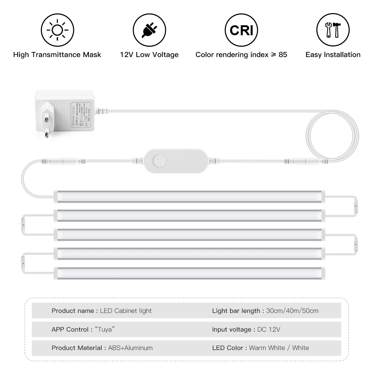 Smart Zigbee LED Lamp Under Ca - Home Bar And Cabinet avaliação e preço