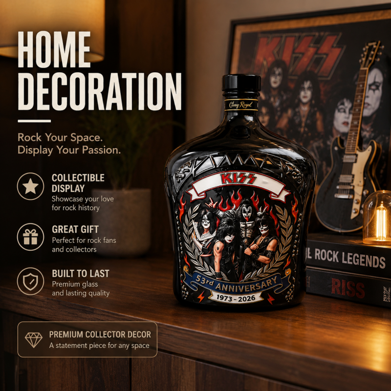 1973-2026 KISS Heavy Metal Roc - Home Bar And Counter avaliação e preço