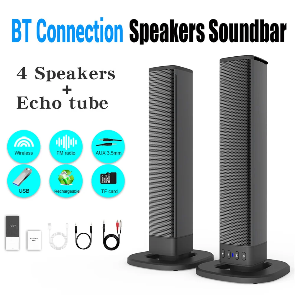 Wireless Bluetooth TV Sound Ba - Home Bar And Theater avaliação e preço