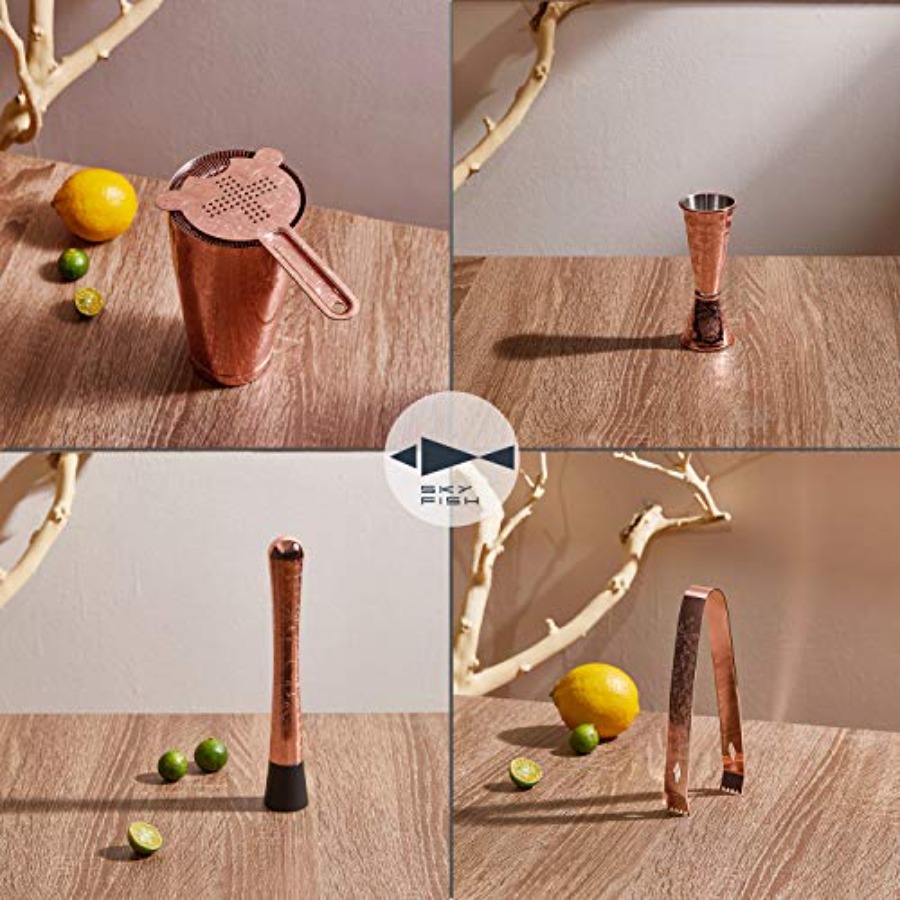 Sky Fish Bartender Kit Cocktai - Boston Shaker Set avaliação e preço