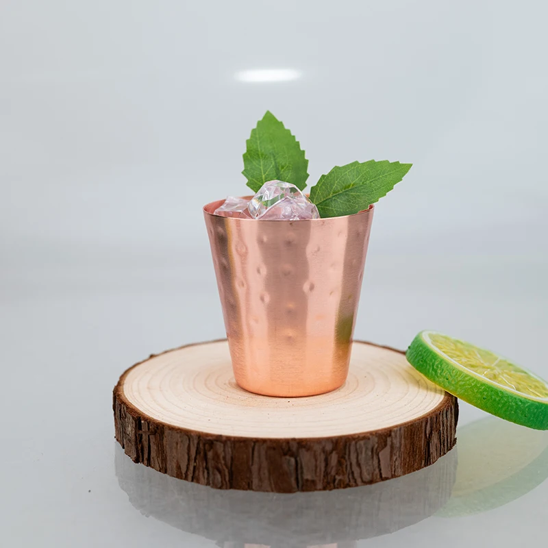 4Pcs New 100% Copper Cups Pure - Mule Copper Mug avaliação e preço