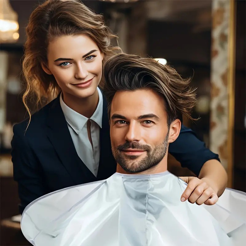 1pc Umbrella Design Hair Cutti - Home Barber avaliação e preço