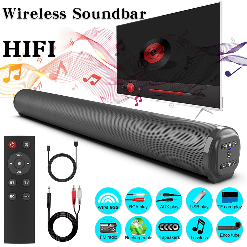 Sound Bar TV Sound System Blue - Home Bar And Theater avaliação e preço