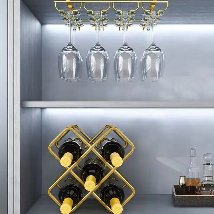 5 Grid Iron Metal Wine Rack Re - Home Bar And Cabinet avaliação e preço