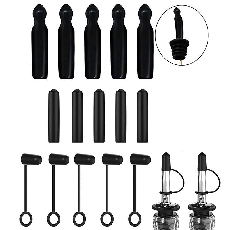 10pcs Rubber Pourer Cap Winte  - Speed Pourer Cap avaliação e preço
