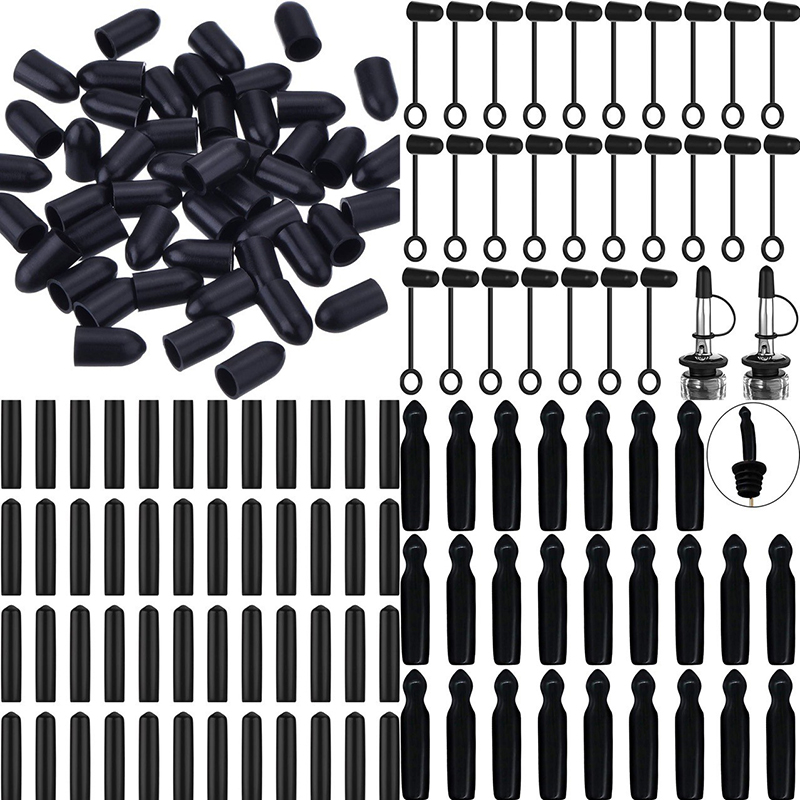10pcs Rubber Pourer Cap Winte  - Speed Pourer Cap avaliação e preço