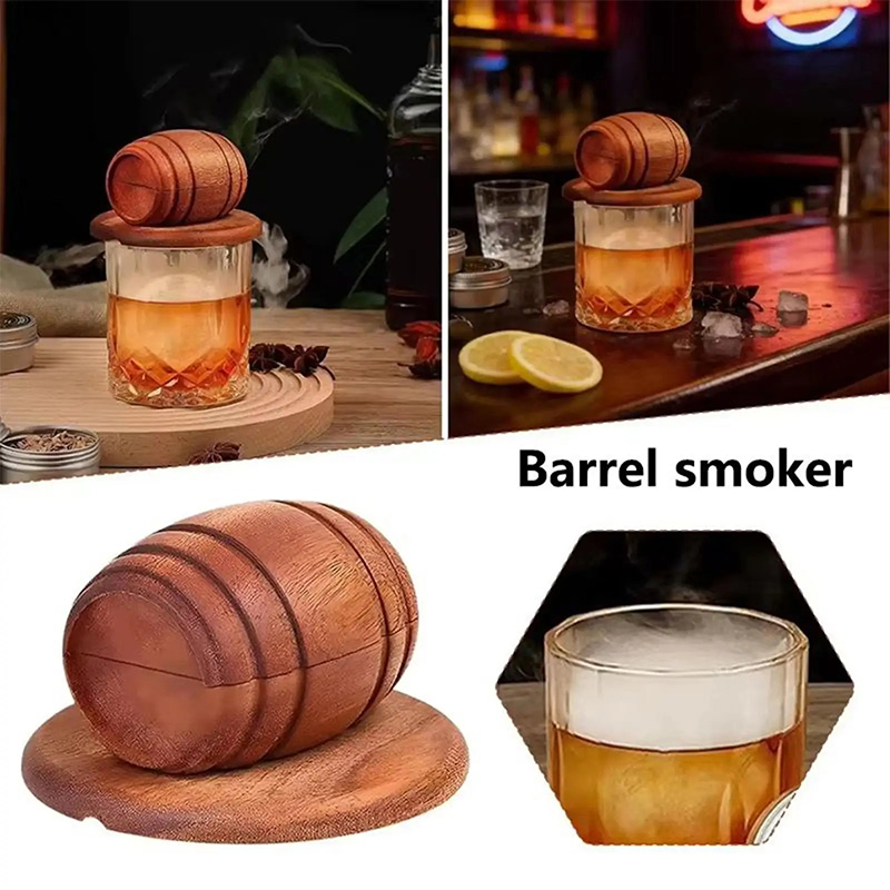 Wooden Cocktail Smoker Kit Smo - Smoking Gun Kit avaliação e preço