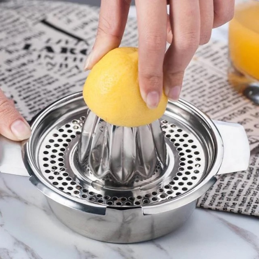 Manual Stainless Steel Lemon O - Citrus Juicer Bar avaliação e preço