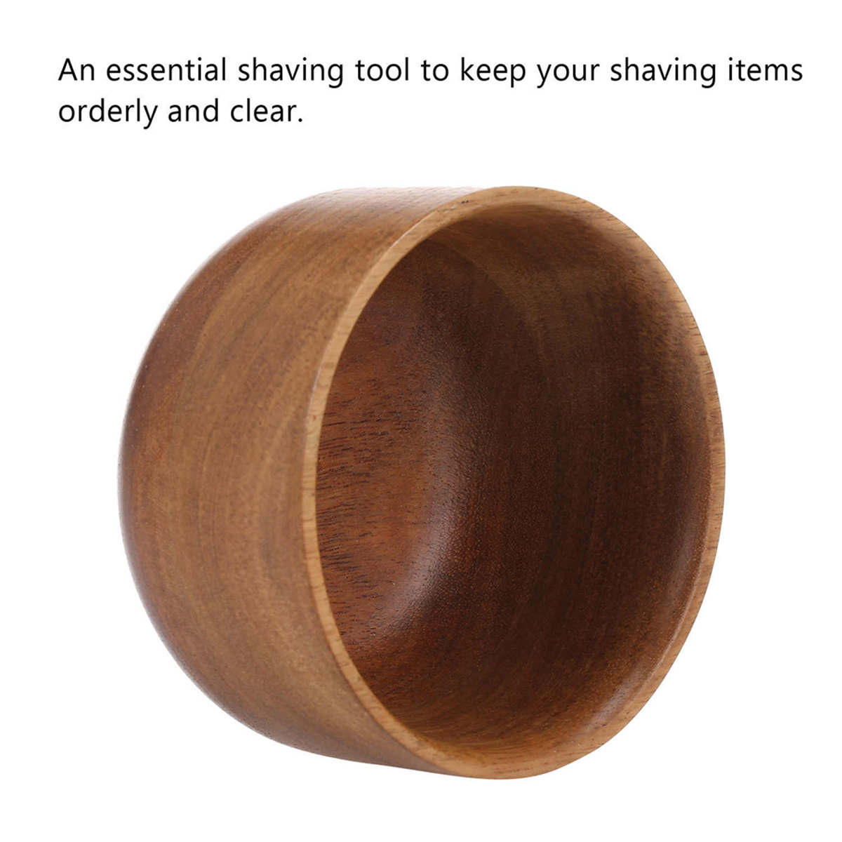 Wooden Men Shaving Bowl Light  - Home Barber avaliação e preço