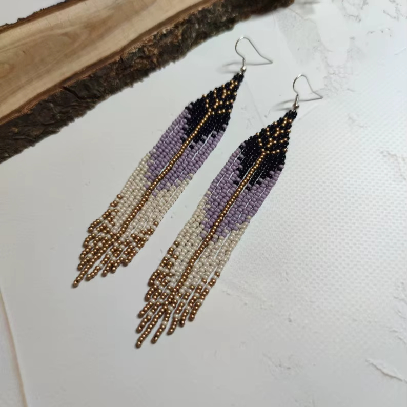 ZGMXR Rice bead earrings Origi - Old Fashioned Glass avaliação e preço