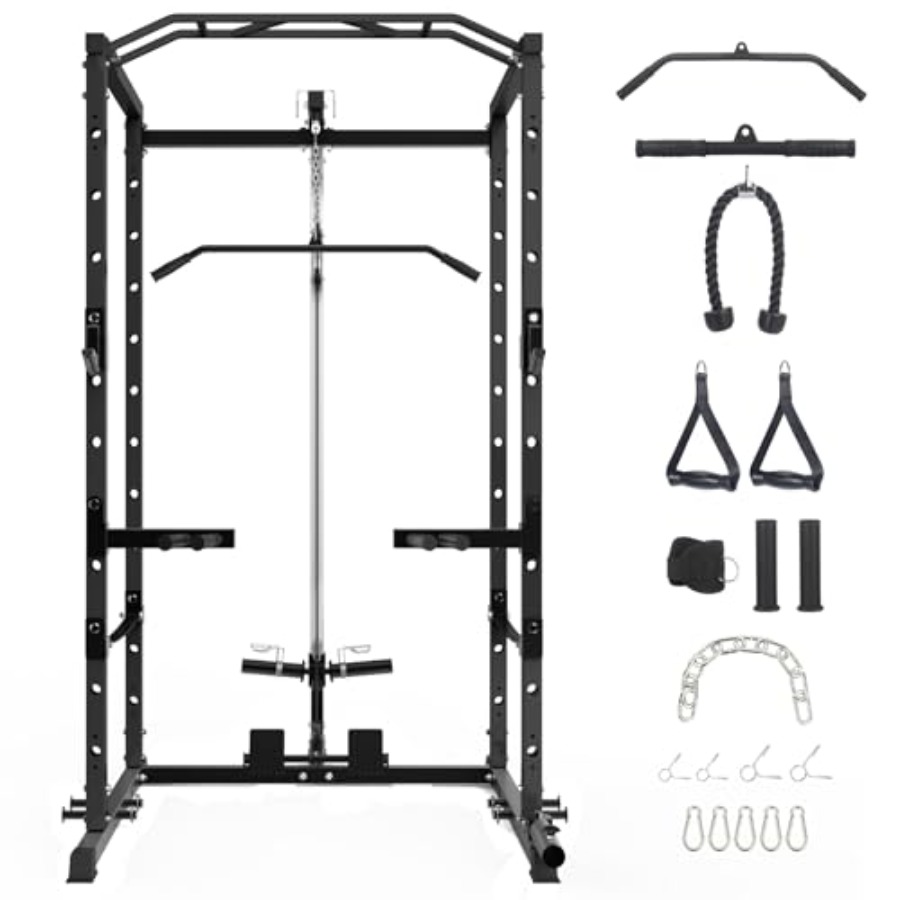 1600 Lbs Power Rack for Home G - Home Bar And Gym avaliação e preço