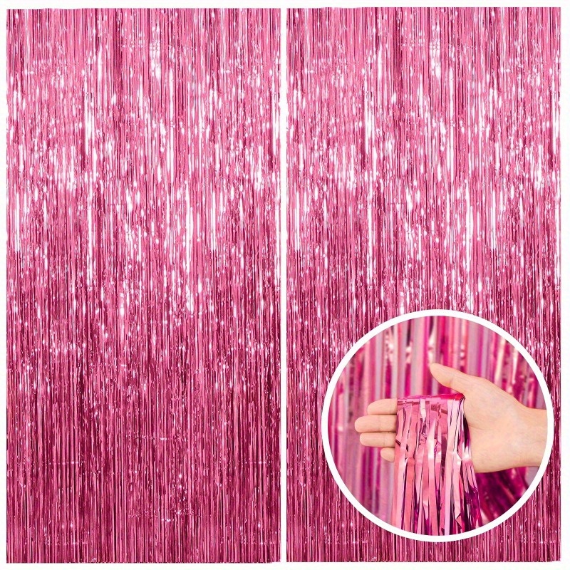 1/2/3pcs Pink Rain Curtain Spa - Home Bargains avaliação e preço