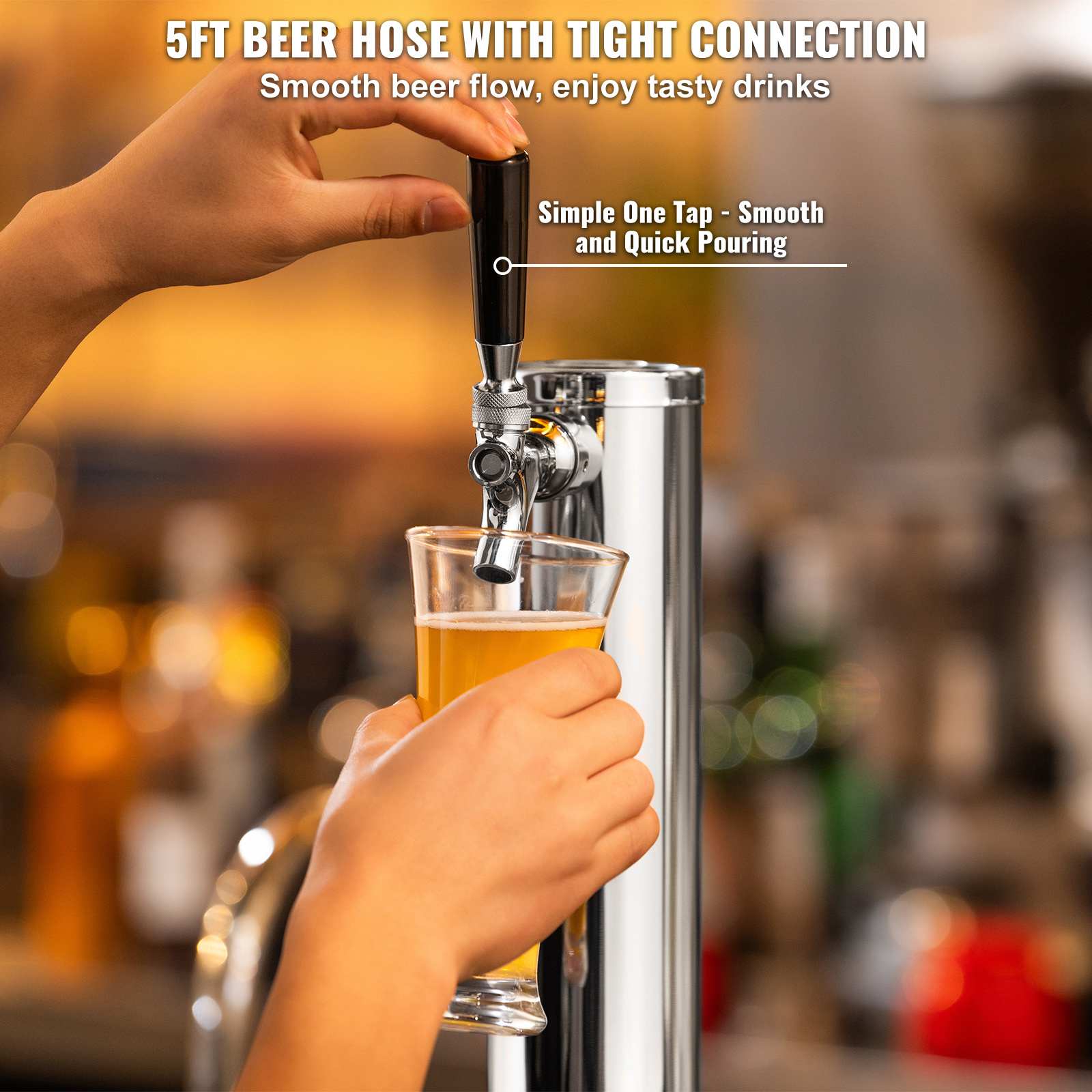 Stainless Steel Single-Tap Bee - Home Bar Setup Kit avaliação e preço