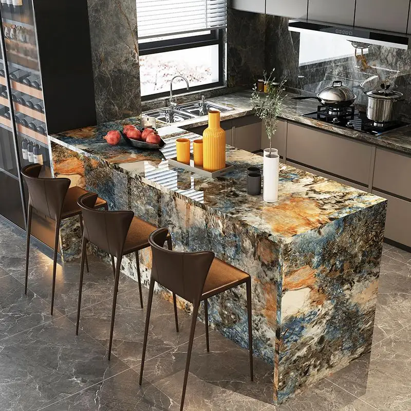 Any Size Custom Natural Marble - Home Bar And Counter avaliação e preço
