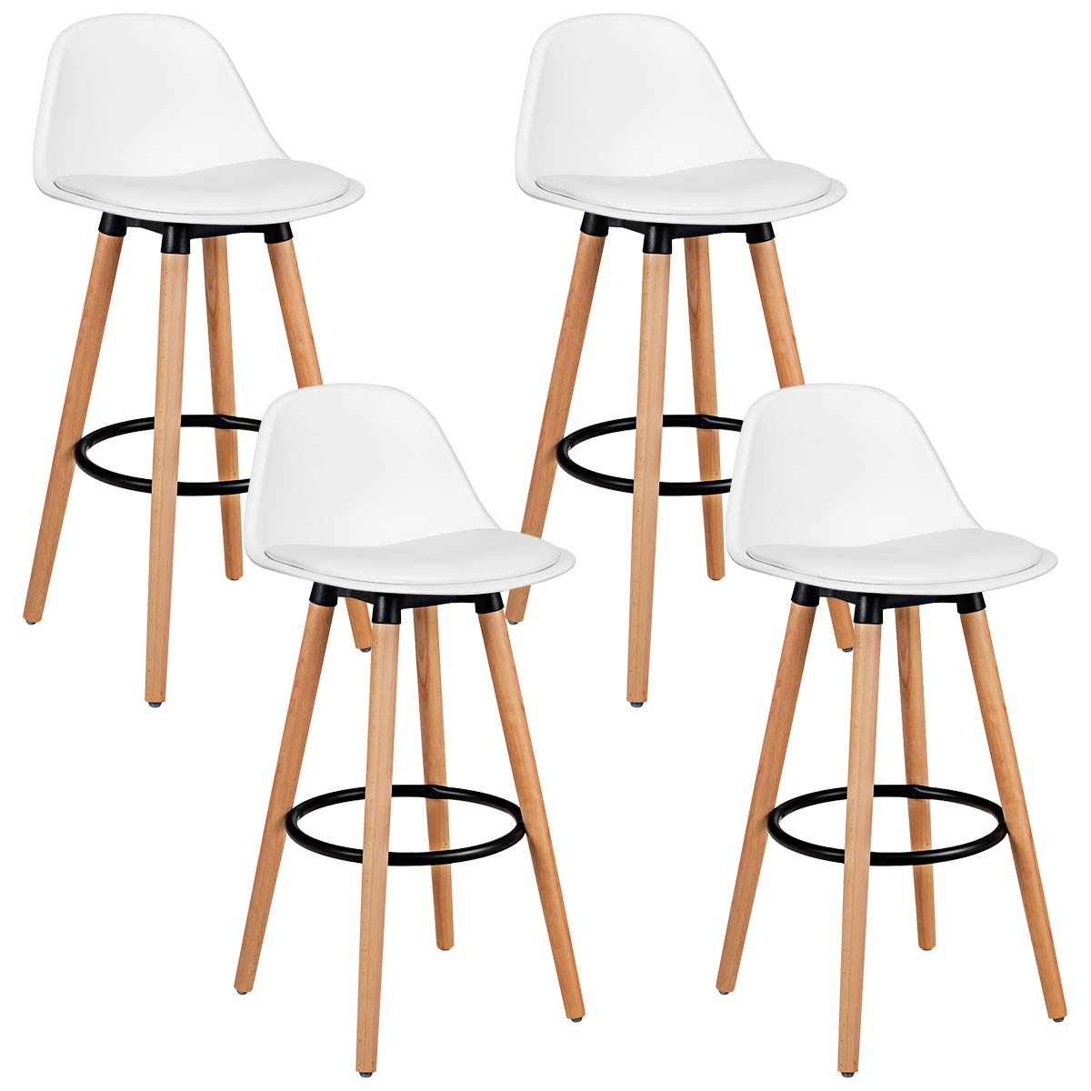 Modern Armless Bar Stool Set P - Home Bar Stools avaliação e preço