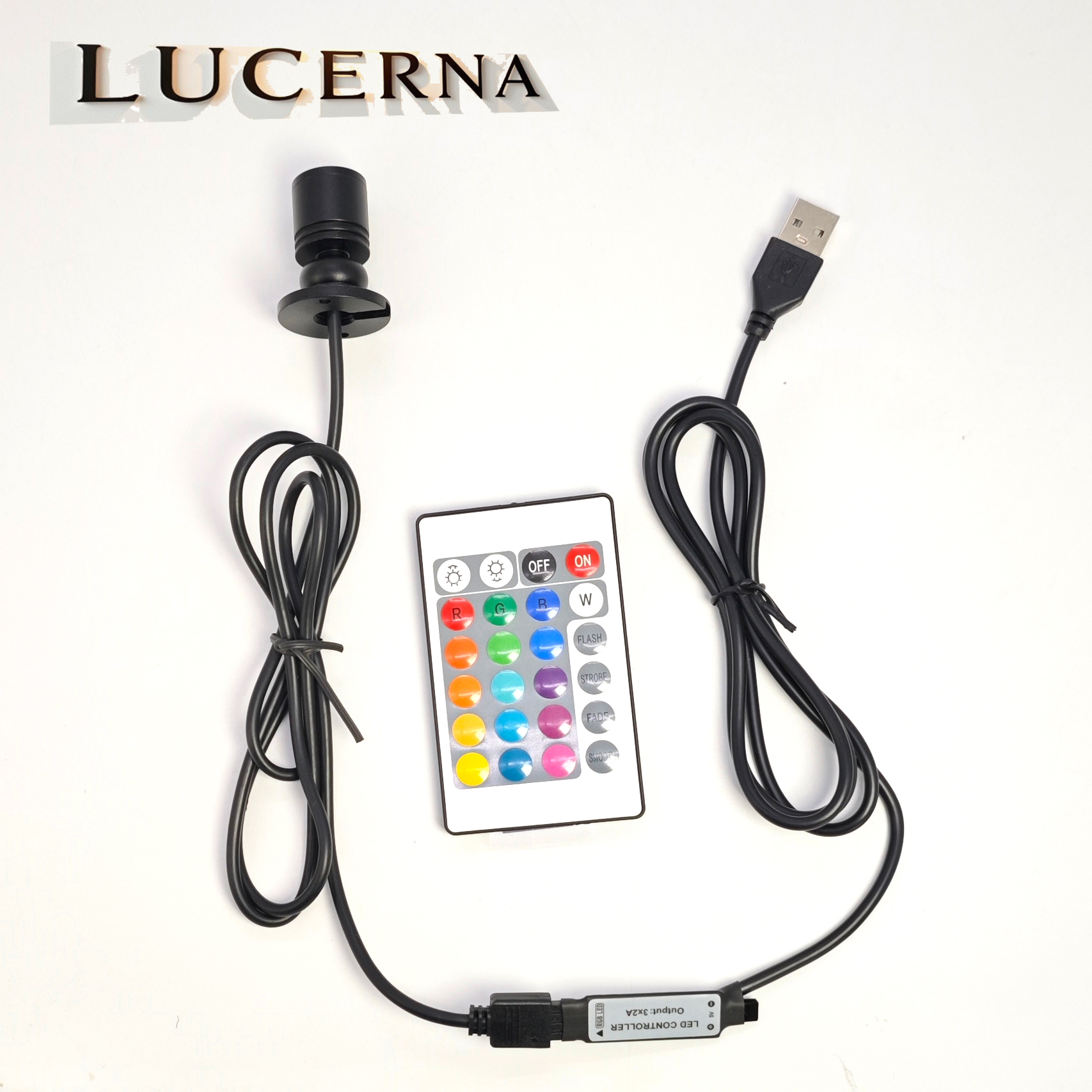 USB 5V RGB Mini LED Spotlight  - Home Bar And Counter avaliação e preço