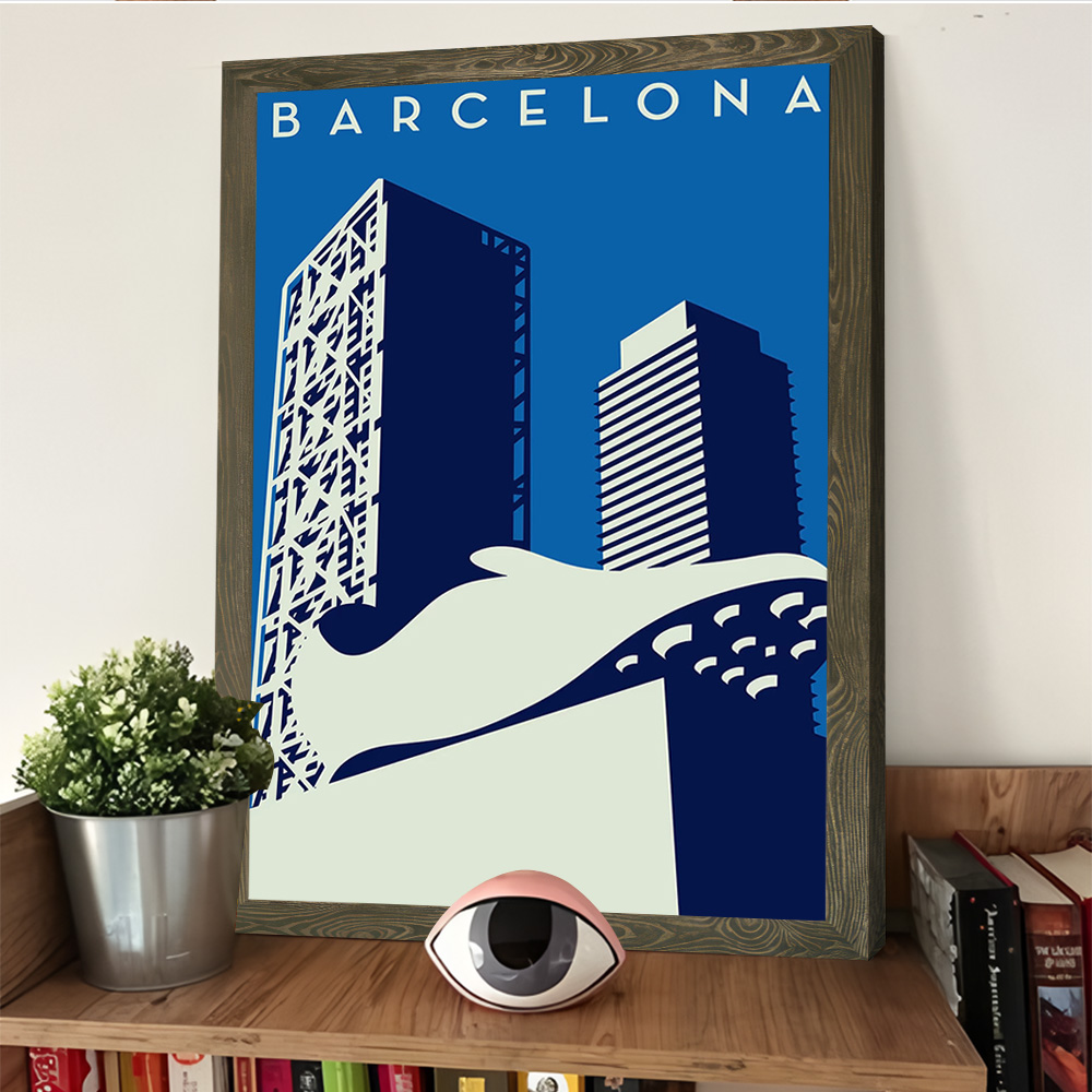 Barcelona Cityscape With Socce - Home Barcelona avaliação e preço