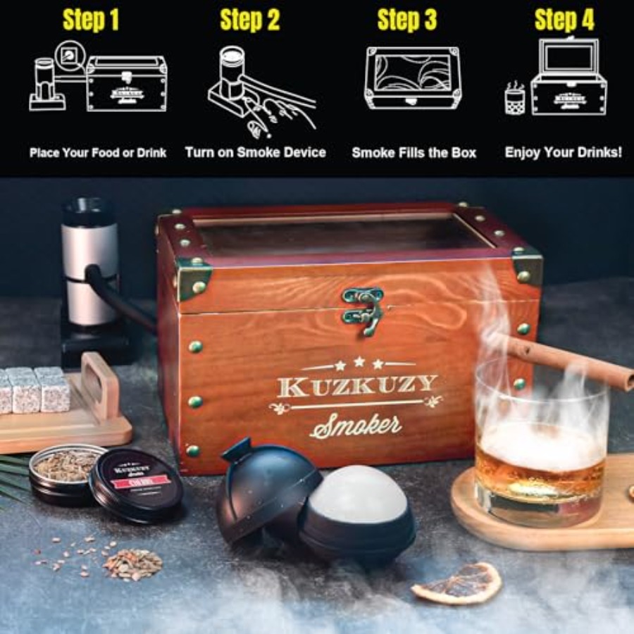 Cocktail Smoker Kit - Whiskey  - Smoking Gun Kit avaliação e preço