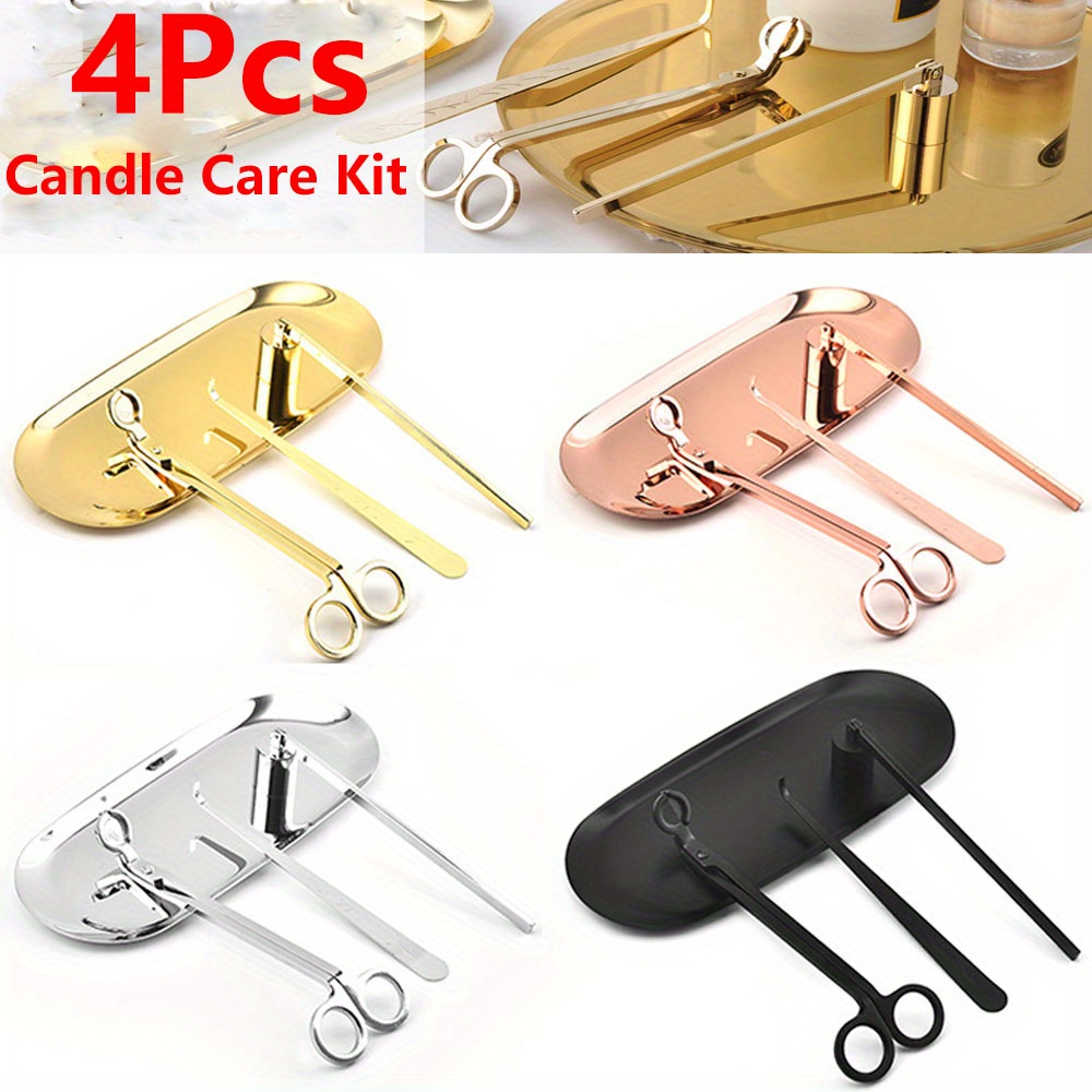 4pcs/set Luxury Candle Care Ki - Home Barbershop avaliação e preço
