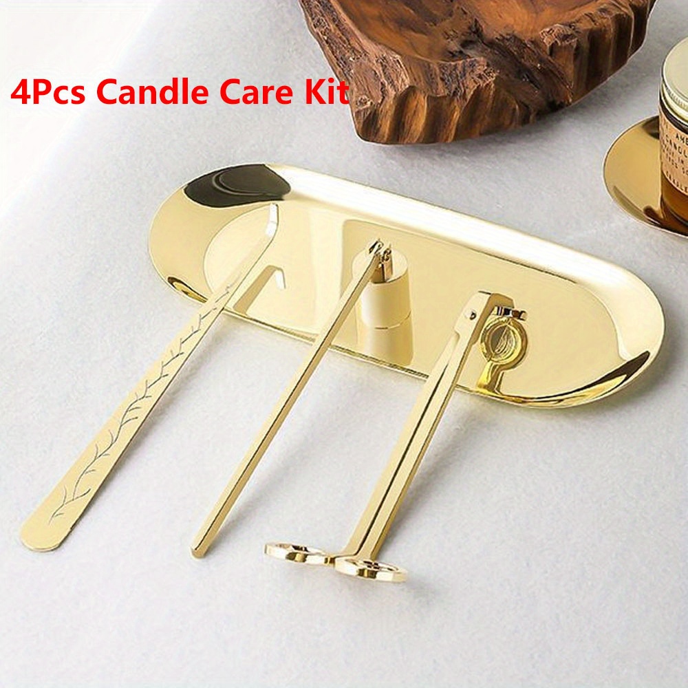 4pcs/set Luxury Candle Care Ki - Home Barbershop avaliação e preço