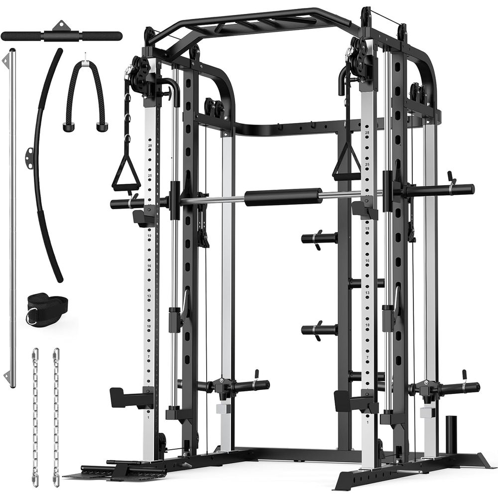 Versatile Power Cage with Adju - Home Bar And Gym avaliação e preço