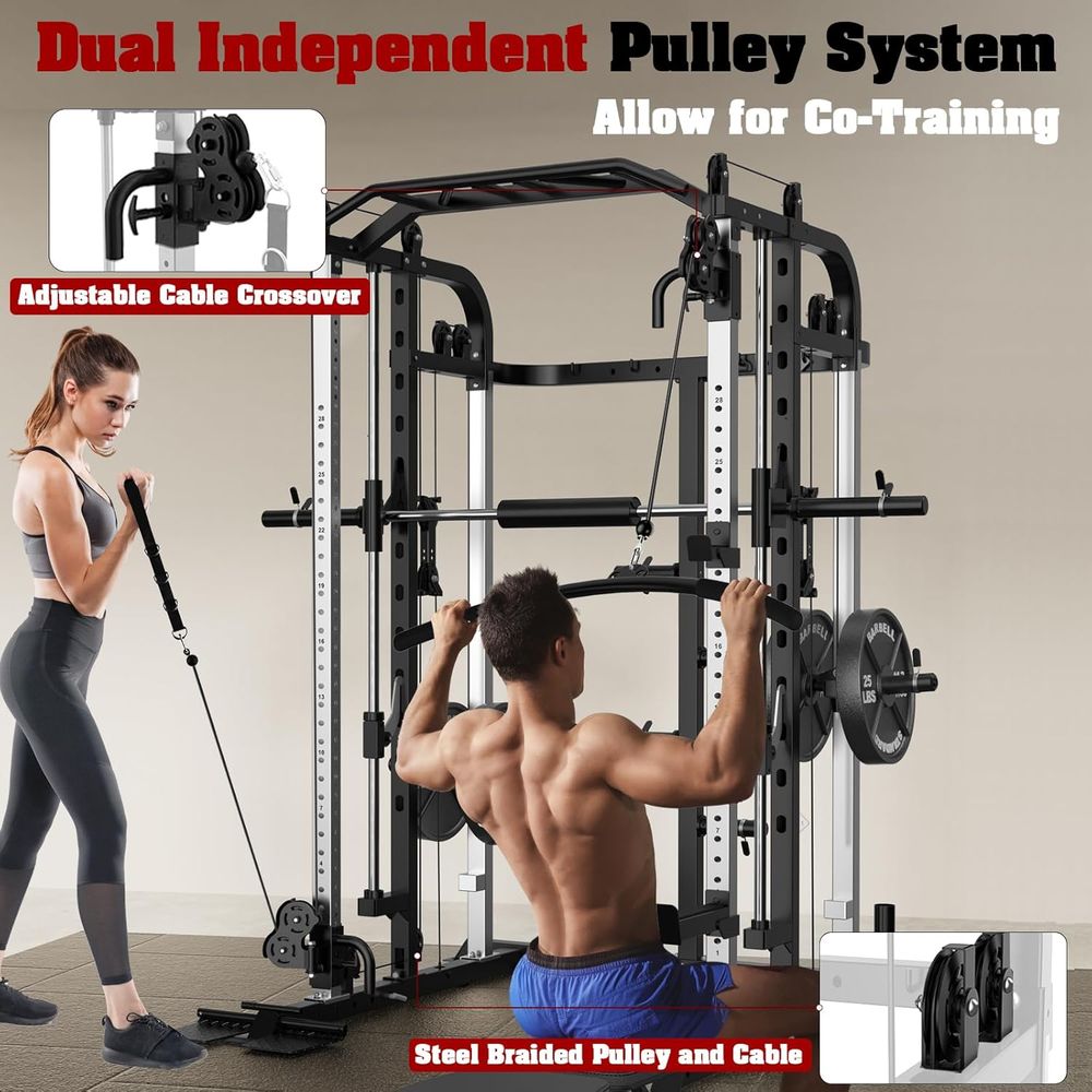 Versatile Power Cage with Adju - Home Bar And Gym avaliação e preço