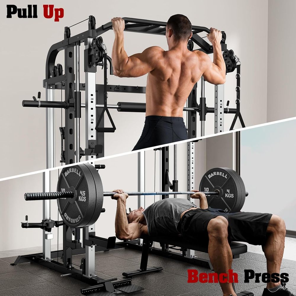 Versatile Power Cage with Adju - Home Bar And Gym avaliação e preço