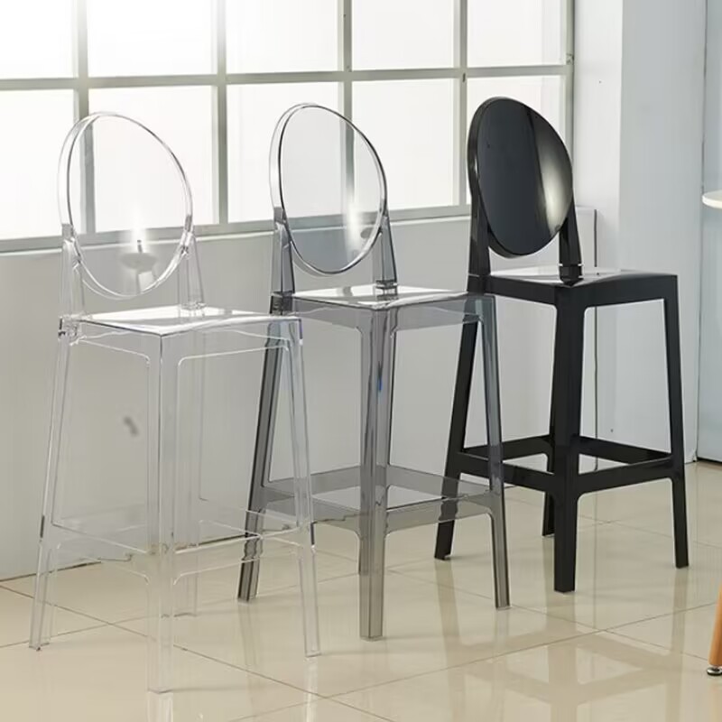 8Pcs Fashion Home Decor Clear  - Home Bar Stools avaliação e preço