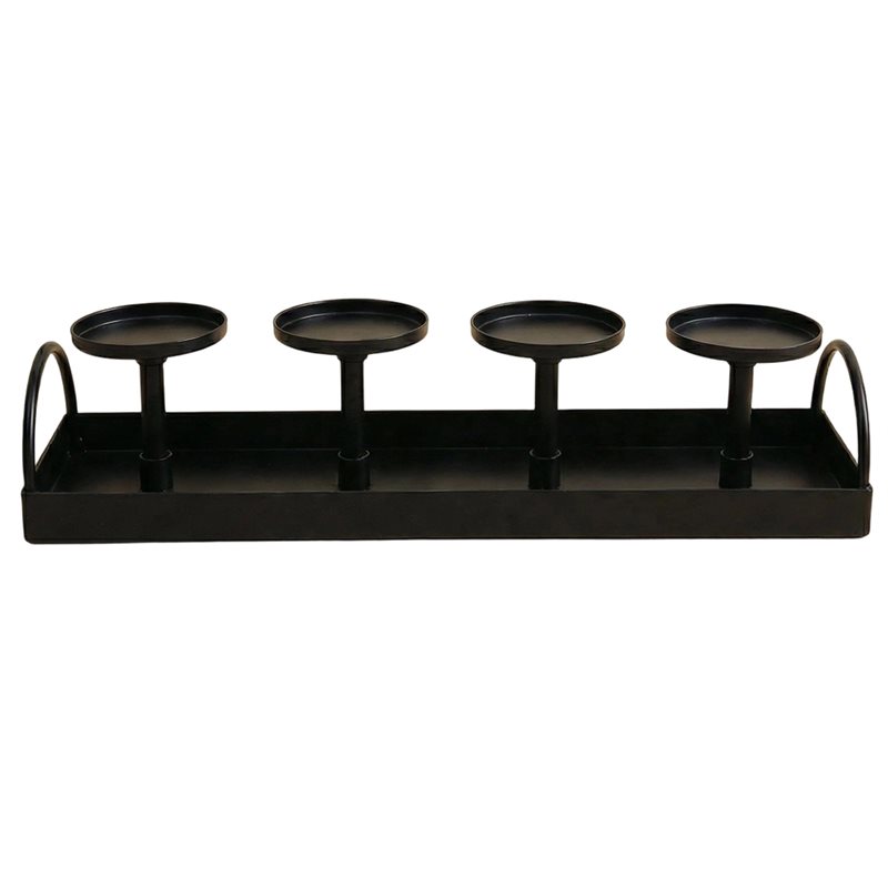 【ALLOWANCE】Candle Holder Black - Home Bar Stand avaliação e preço