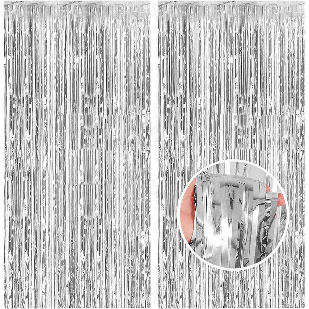 2Pack Silver Foil Curtain Back - Home Bargains avaliação e preço
