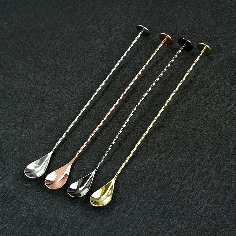 1Pcs Cocktail Bar Spoon Stainl - Bar Spoon Twisted avaliação e preço