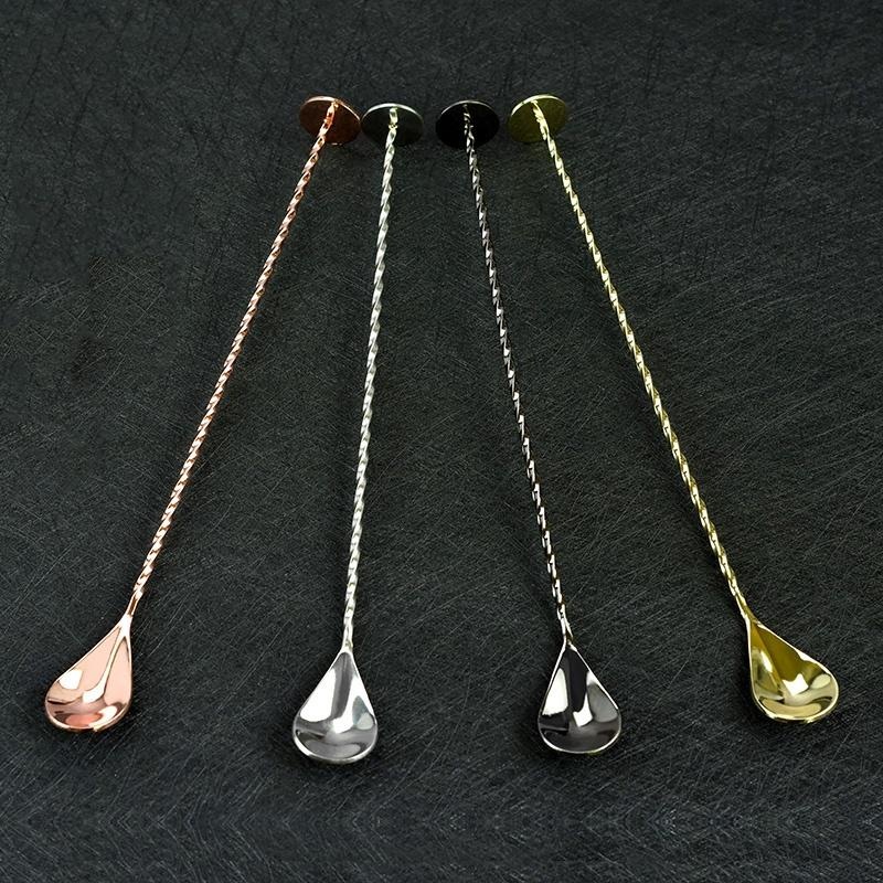 1Pcs Cocktail Bar Spoon Stainl - Bar Spoon Twisted avaliação e preço