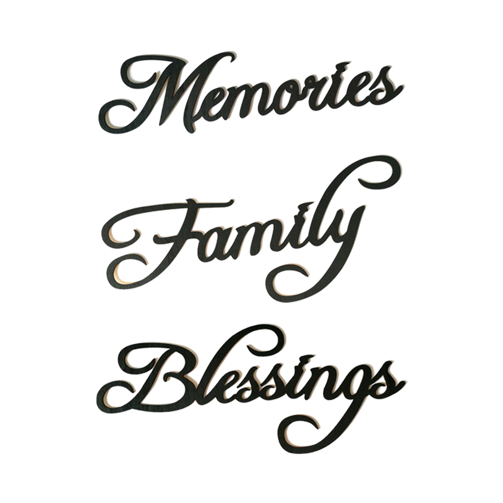 Family Memories Blessings Lett - Home Bar Word avaliação e preço