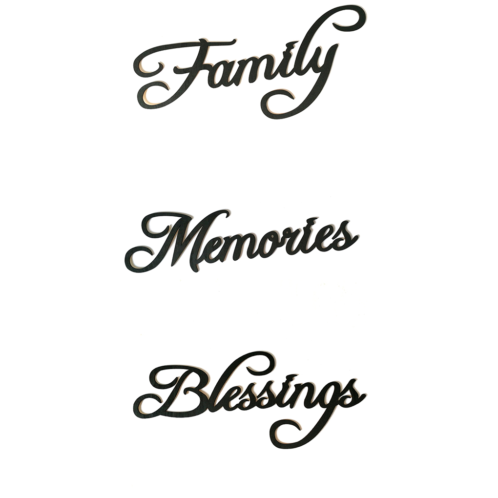 Family Memories Blessings Lett - Home Bar Word avaliação e preço