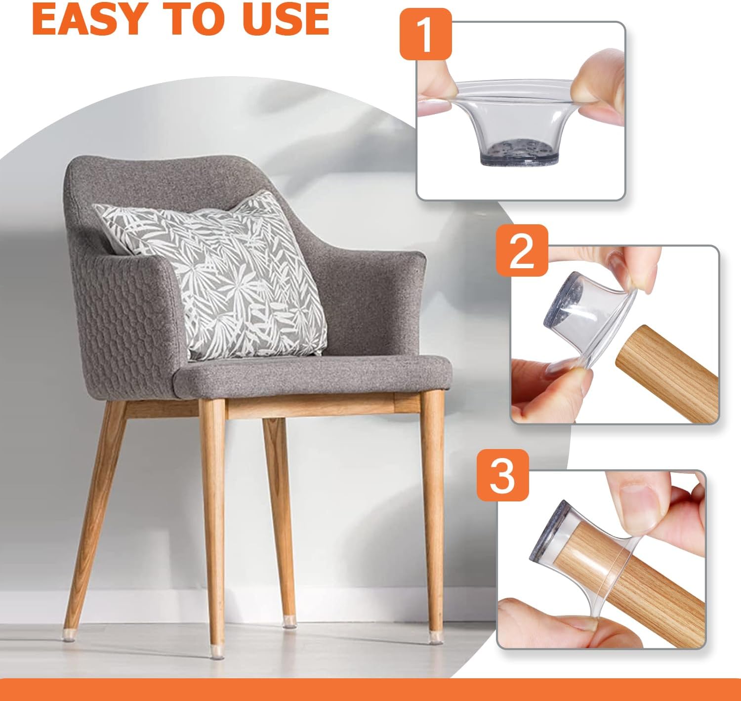 20PCS-Extra Small Chair Leg Fl - Home Bar Stools avaliação e preço