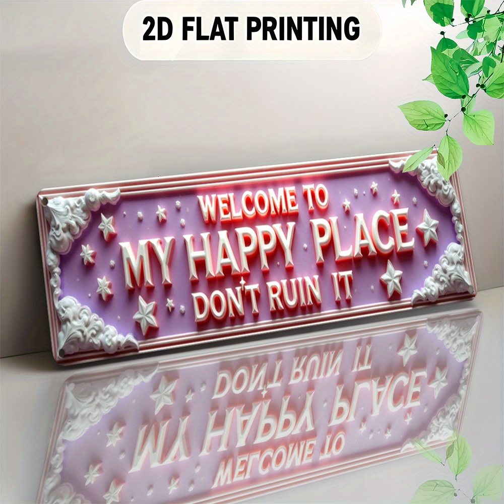 2D Metal Sign, Aluminum, Artis - Home Bar Word avaliação e preço