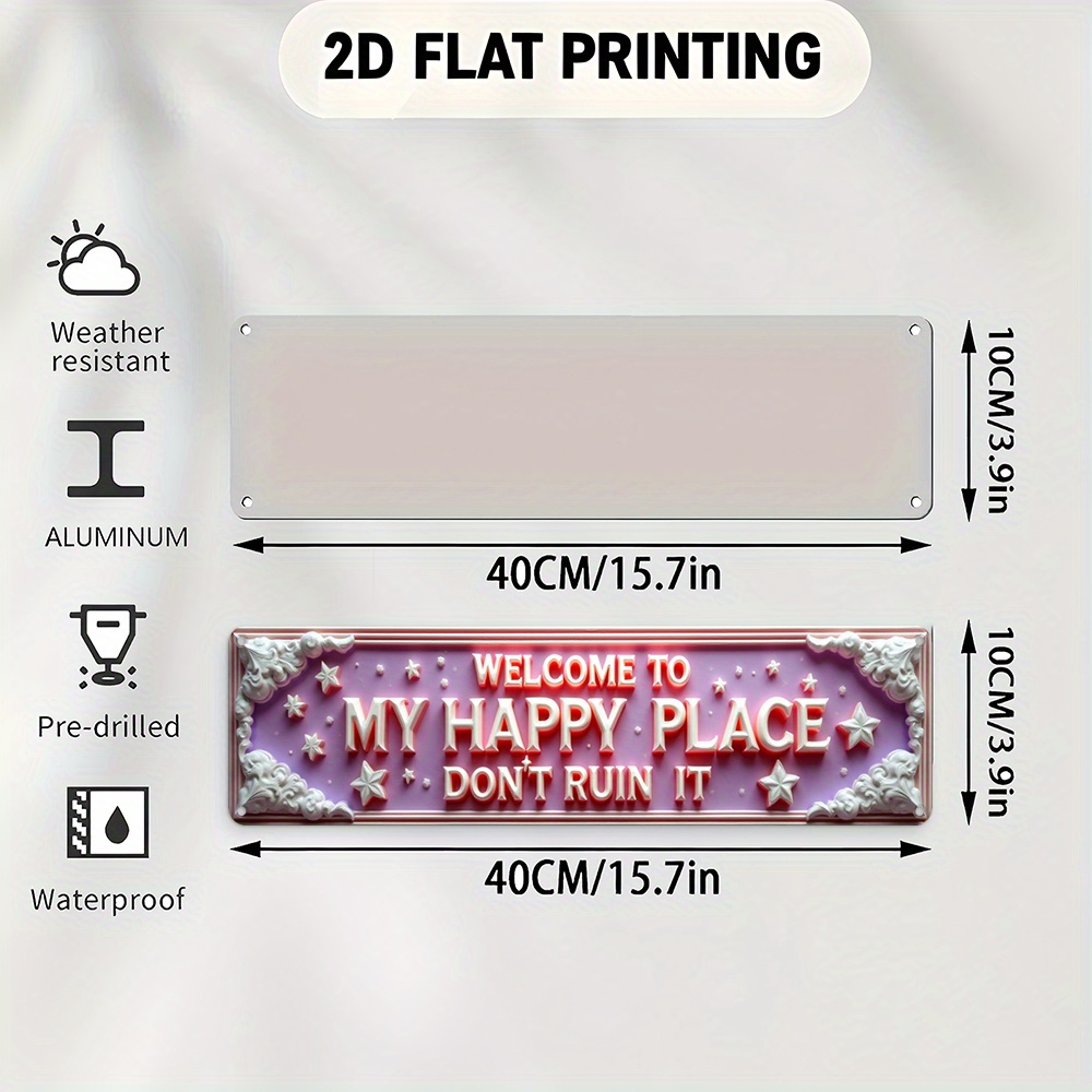 2D Metal Sign, Aluminum, Artis - Home Bar Word avaliação e preço