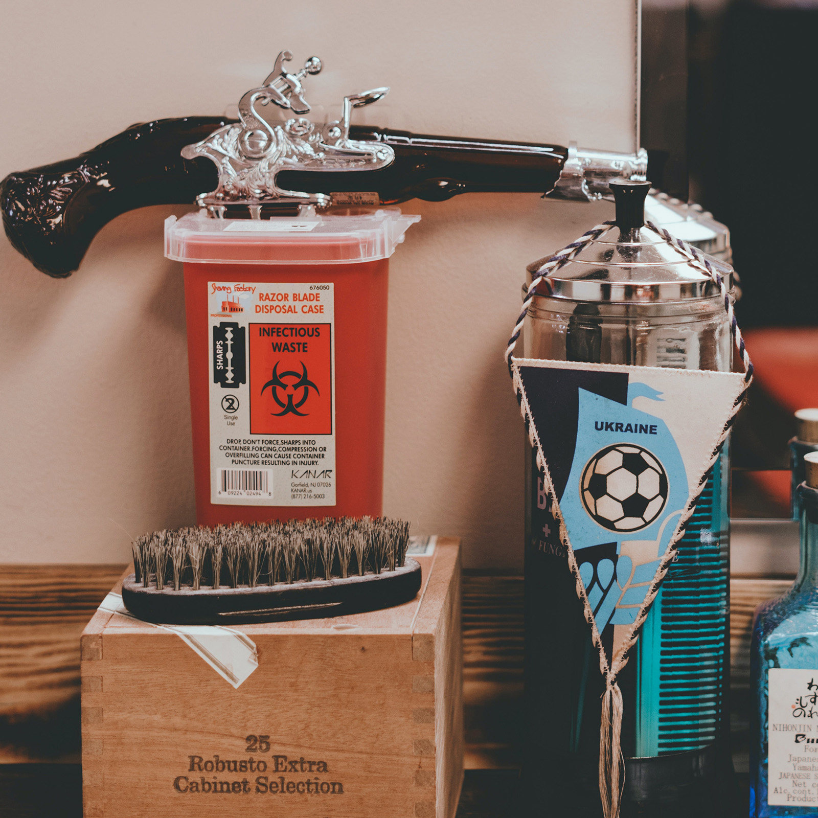 1pc Blade Disposal Container A - Home Barbershop avaliação e preço