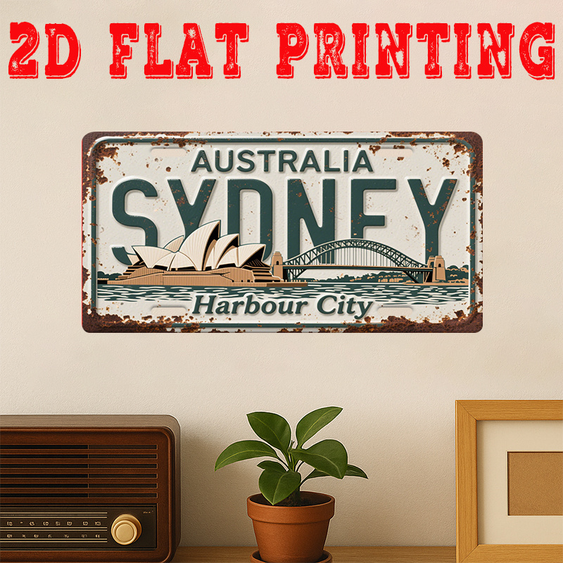 Tin Sign - Australia Sydney Ha - Home Bar Sydney avaliação e preço
