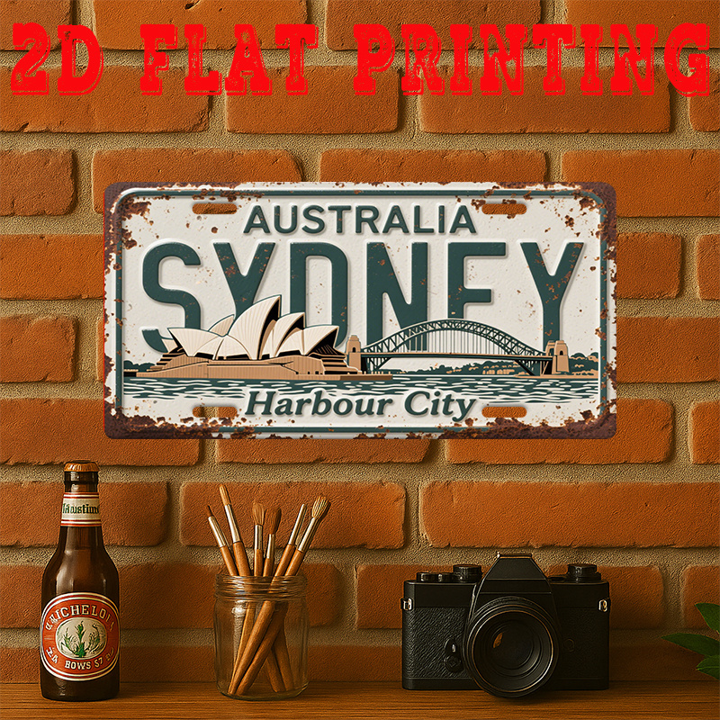 Tin Sign - Australia Sydney Ha - Home Bar Sydney avaliação e preço