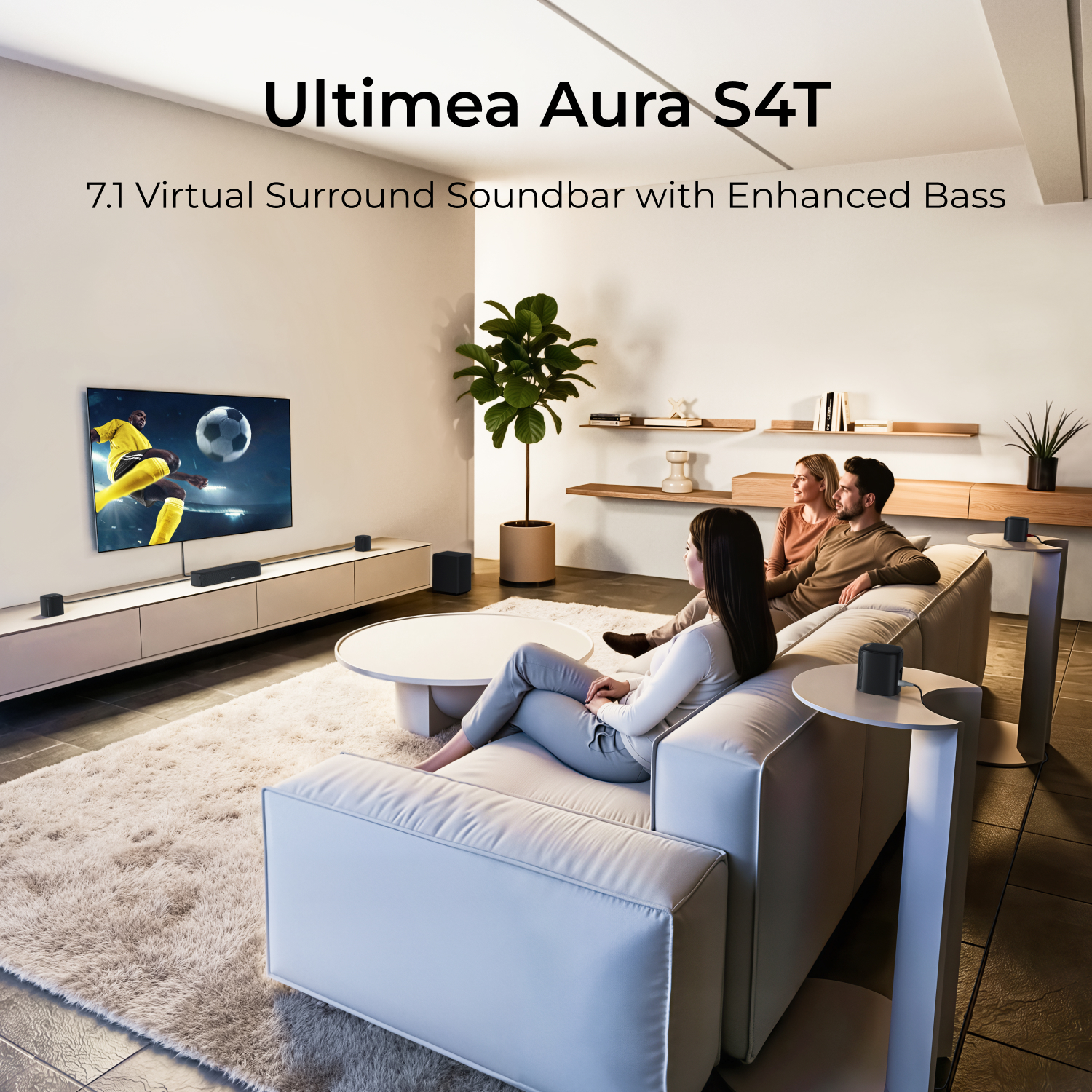 ULTIMEA 7.1ch Sound Bar with S - Home Bar And Theater avaliação e preço