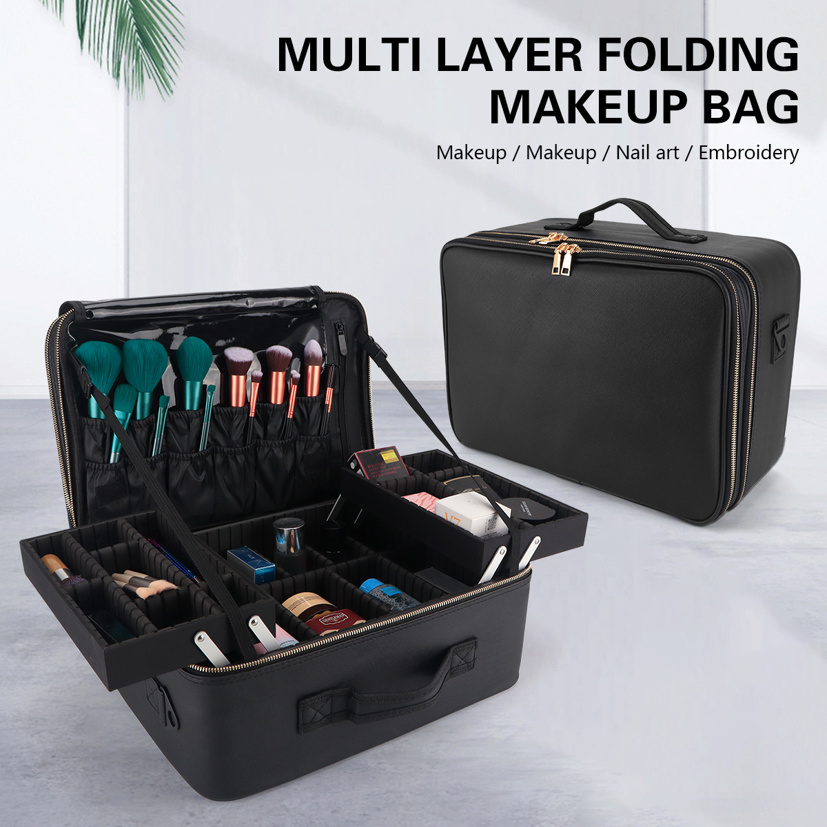 Women Travel Cosmetic Case Org - Home Barbershop avaliação e preço