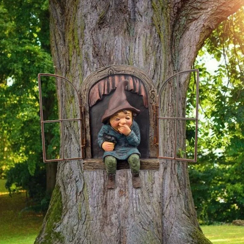 Naughty Garden Statue Elf Go O - Home Bargains avaliação e preço