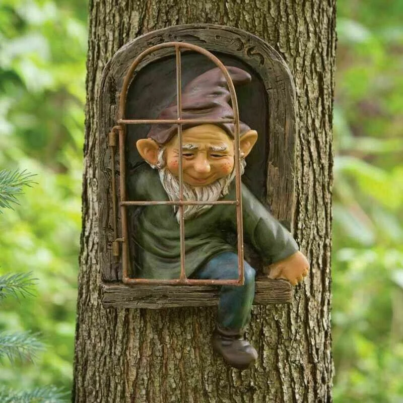 Naughty Garden Statue Elf Go O - Home Bargains avaliação e preço