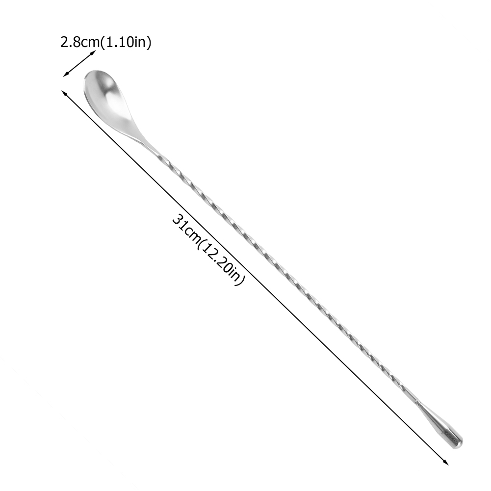 Stainless Steel Bar Wine Cockt - Bar Spoon Twisted avaliação e preço