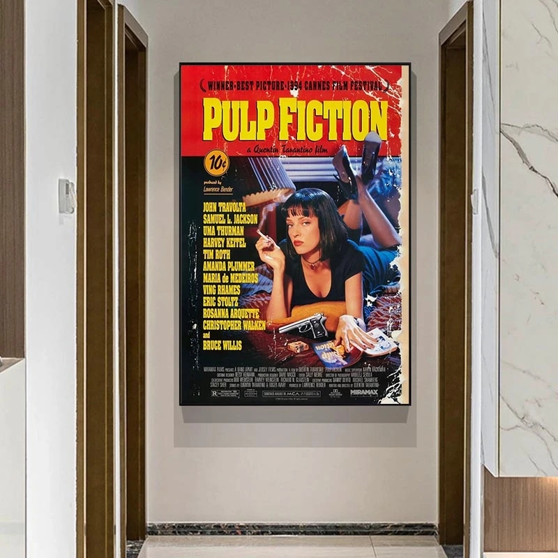 Classic Movie Pulp Fiction Pos - Home Bar And Theater avaliação e preço