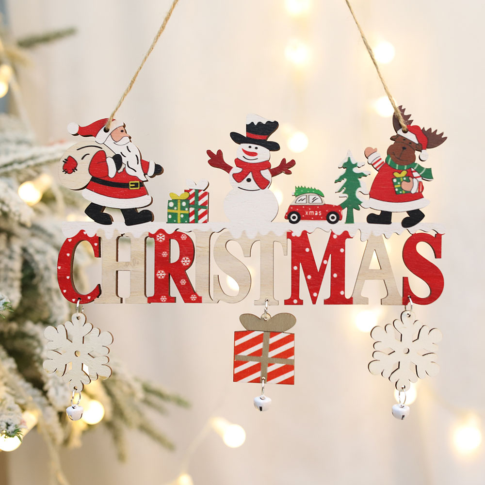 Wooden Christmas Hanging Penda - Home Bargains avaliação e preço